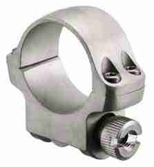 RUGER 3K RING S/S LOW 1"