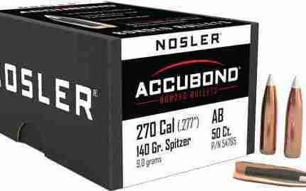 NOSLER BULLETS 270 CAL .277 - 140GR ACCUBOND 50CT