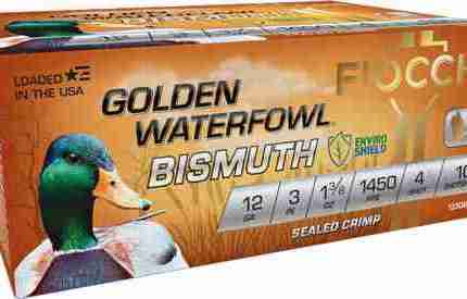 FIOCCHI GOLDEN BISMUTH 12GA 3" - 1-3/8OZ #4 1450FPS 10RD 10BX/C