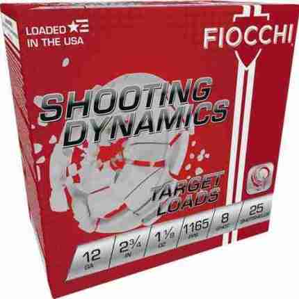 FIOCCHI 12GA 2.75" 1-1/8OZ #8 - 1165FPS 250RD CASE LOT