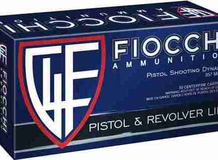 FIOCCHI 357 MAG 158GR JHP - 50RD 20BX/CS