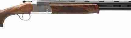 STEVENS 555E O/U 16GA 28" MC5 - SILVER ENGRAVED/WALNUT