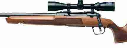 SAVAGE AXIS 2 XP 6.5CM 22" LH - W/3-9X40 MATTE/HARDWOOD
