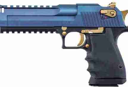 DESERT EAGLE L6 SERIES 44MAG - 6" BLACK CARBO BLUE & PIC RAIL