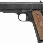 IVER JOHNSON 1911A1 STANDARD - 38 SUPER 5" FS MATTE WOOD