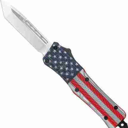COBRATEC LARGE CTK1 OTF - AMERICAN FLAG CRKTE 3" TANTO