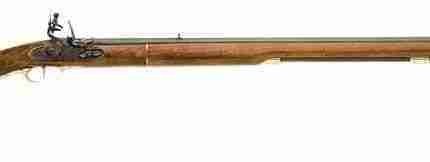 TRADITIONS KENTUCKY RIFLE 50 - CAL FLINTLOCK 33.5" BLUED/HRWD