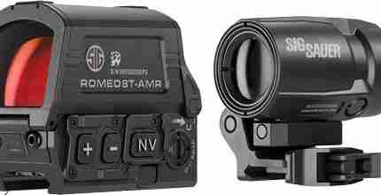 SIG RED DOT/MAGNIFIER COMBO - ROMEO8T/JULIET3 AMR BLACK