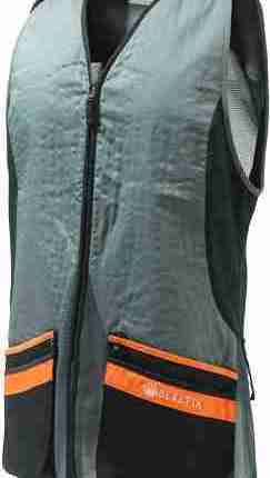 BERETTA MEN'S S.PIGEON VEST - XX-LARGE GREY/ORANGE