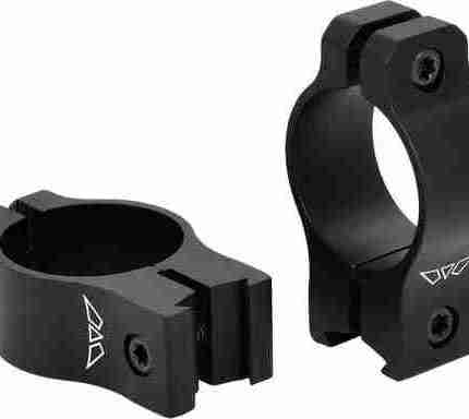 WARNE VAPOR 1" MED MATTE RINGS - ALUMINUM FITS 3/8 DVTL ONLY