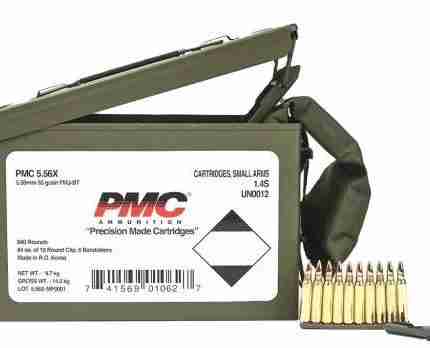 PMC 5.56X45 55GR FMJ-BT 840RD - M2A1 CAN W/BANDOLEER