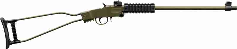 G500266.jpg CHIAPPA LITTLE BADGER 22LR - 1/2X28" THREADED OD GREEN CKTE - Image 1