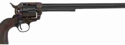 E.M.F. BUNTLINE 45LC - 12" CASE HARDENED/BLUE WALNUT
