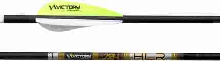 VICTORY ARCHERY HLR ELITE - 350 ARROW FLETCHED 6PK