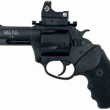 CHARTER ARMS MAG PUG 357M BLK 5RD 3" REDDOT