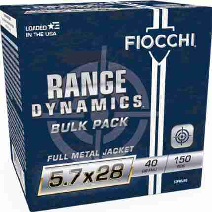 FIOCCHI 5.7X28 40GR FMJ 150RD - 3BX/CS