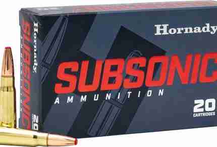 HORNADY SUBSONIC 450 BM 395GR - SUB-X 20RD 10BX/CS