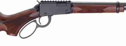 HENRY H1 SPORTER LEVER RIFLE - 17HMR 18.5" BLUED WALNUT