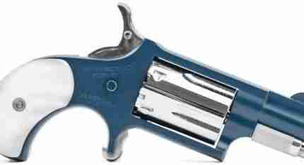 NAA MINI-REVOLVER 22LR 1-1/8" - HIGH POLISHED & NAVY BLUE