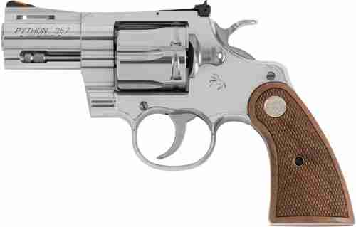GPYTHONSP2WCTS_1.jpg COLT PYTHON 357MAG 2.5" 6RD - STAINLESS WALNUT MEDALLION GRP - Image 1